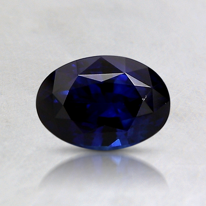 6.6x4.7mm Super Premium Blue Oval Sapphire
