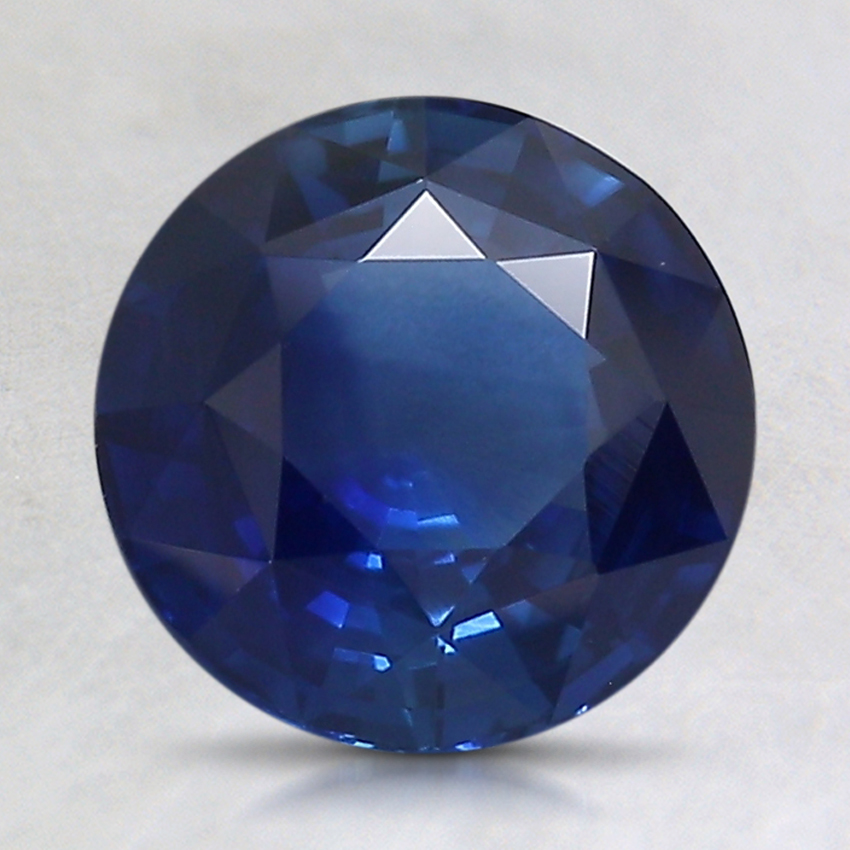 7.9x7.8mm Blue Round Sapphire