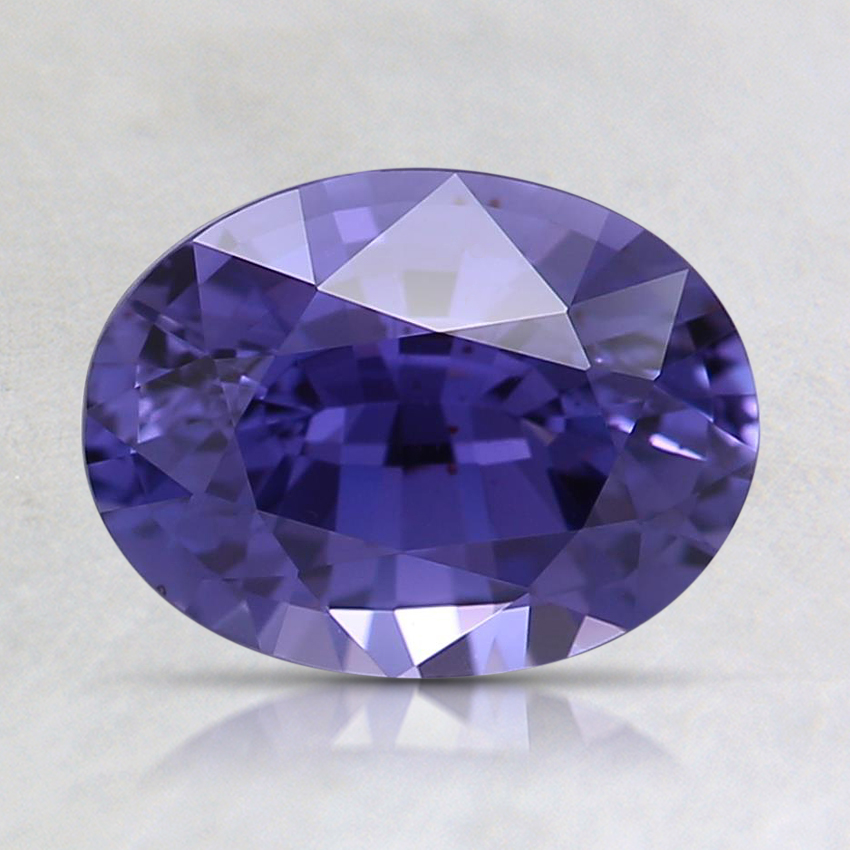 8.1x6.1mm Unheated Purple Oval Sapphire