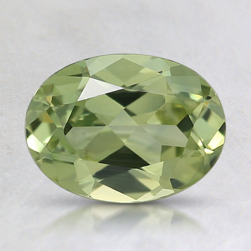 8.2x6.1mm Unheated Yellow Oval Australian Sapphire