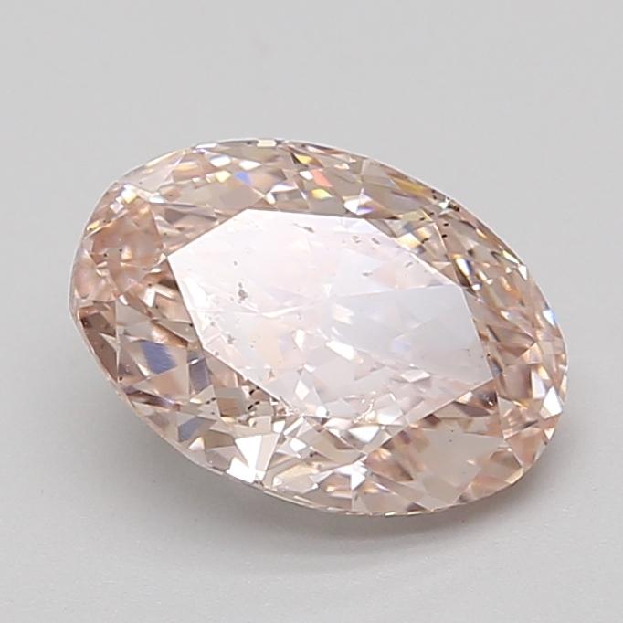 2.49 Ct. Fancy Intense Pink Oval Lab Grown Diamond