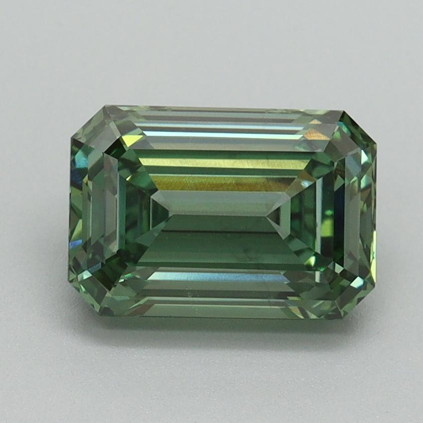 2.00 Ct. Fancy Vivid Green Emerald Lab Grown Diamond