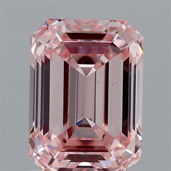 1.56 Ct. Fancy Intense Pink Emerald Lab Grown Diamond