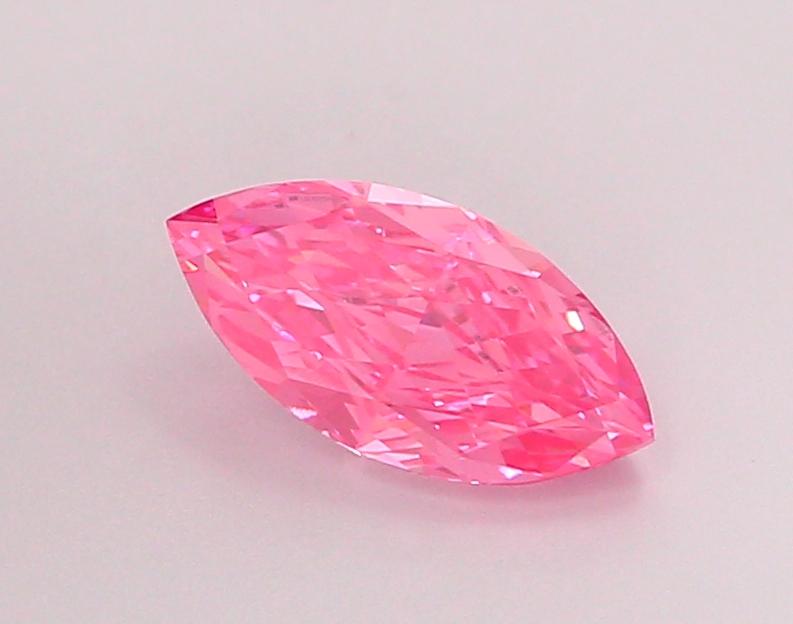 1.19 Ct. Fancy Vivid Pink Marquise Lab Grown Diamond