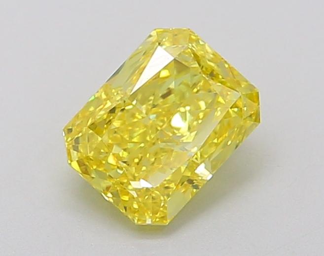 1.06 Ct. Fancy Vivid  Yellow Radiant Lab Grown Diamond