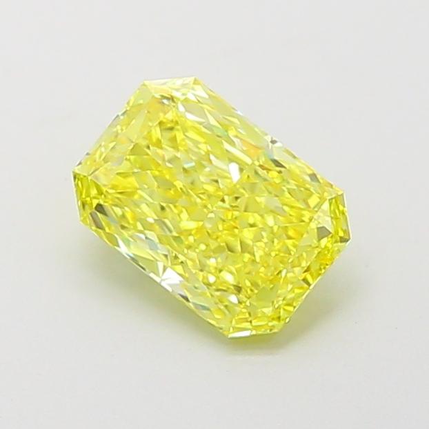 1.04 Ct. Fancy Vivid  Yellow Radiant Lab Grown Diamond