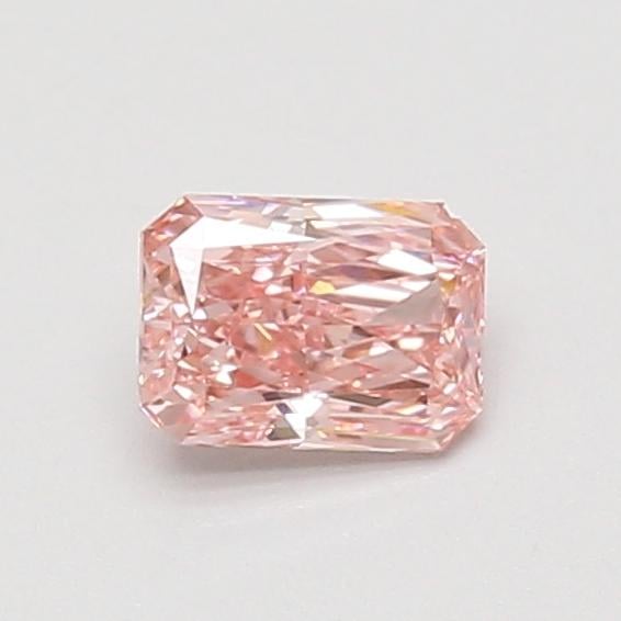 0.53 Ct. Fancy Vivid Pink Radiant Lab Grown Diamond