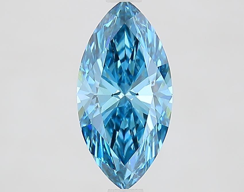 1.36 Ct. Fancy Vivid Blue Marquise Lab Grown Diamond