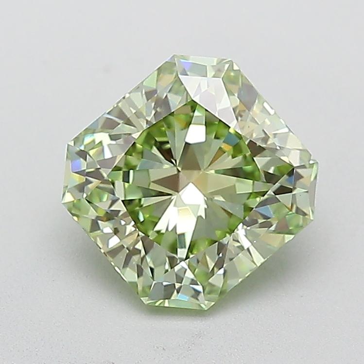 2.00 Ct. Fancy Intense Green Radiant Lab Grown Diamond