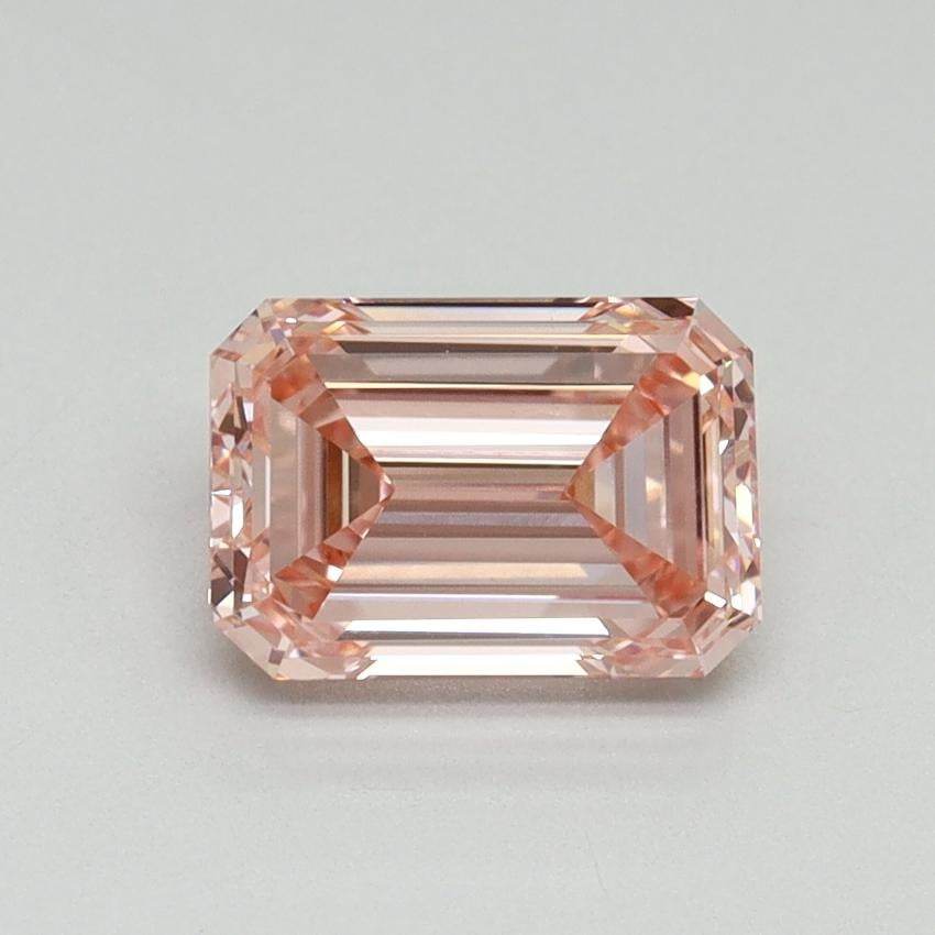 1.51 Ct. Fancy Vivid Pink Emerald Lab Grown Diamond