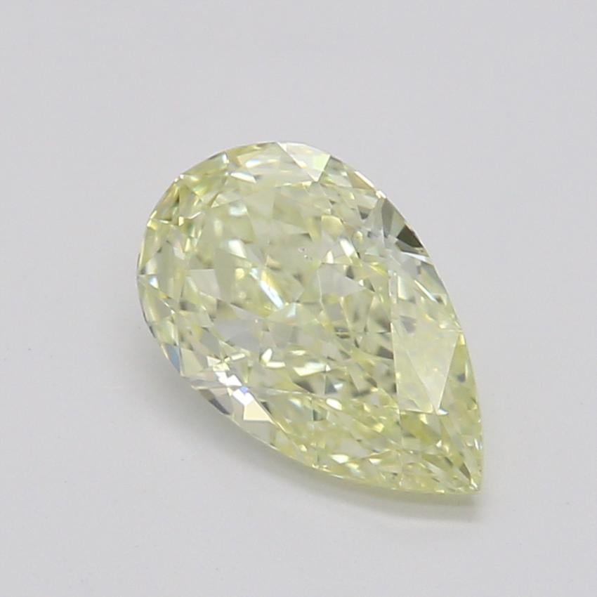 0.51 Ct. Fancy Light Yellow Pear Diamond