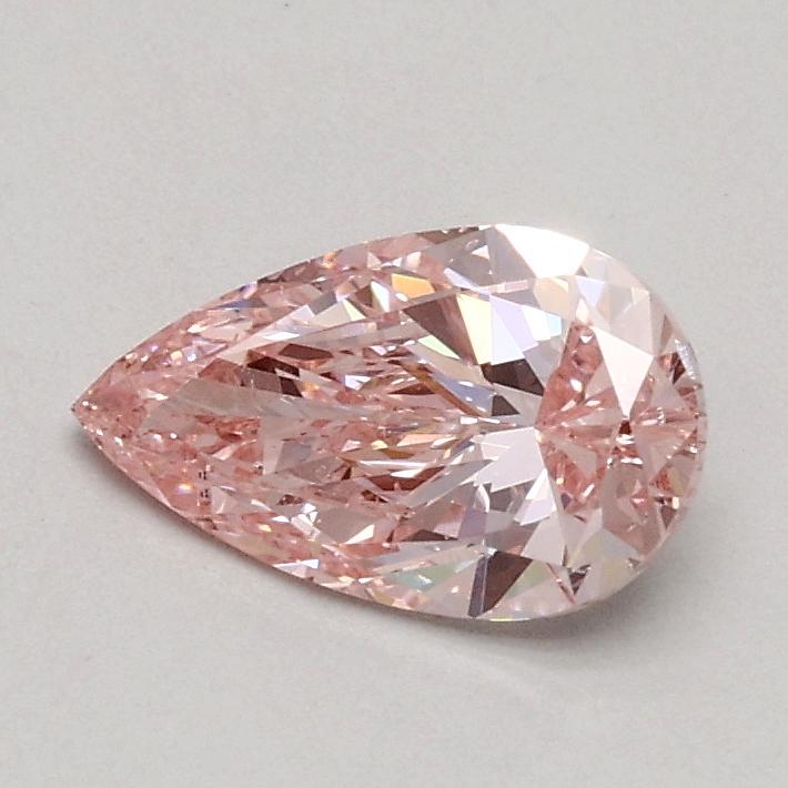 0.50 Ct. Fancy Intense Pink Pear Lab Grown Diamond