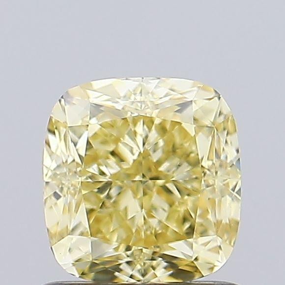1.02 Ct. Fancy Intense Yellow Cushion Lab Grown Diamond