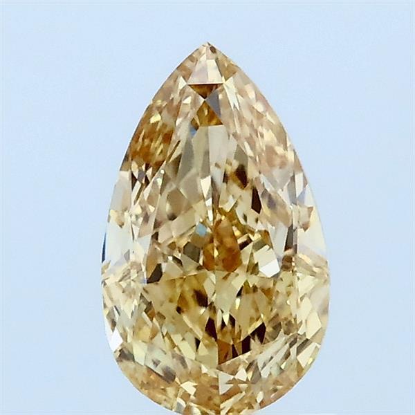 0.93 Ct. Fancy Intense Yellow Pear Lab Grown Diamond