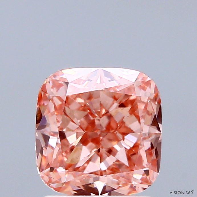 1.04 Ct. Fancy Vivid Green Princess Lab Grown Diamond