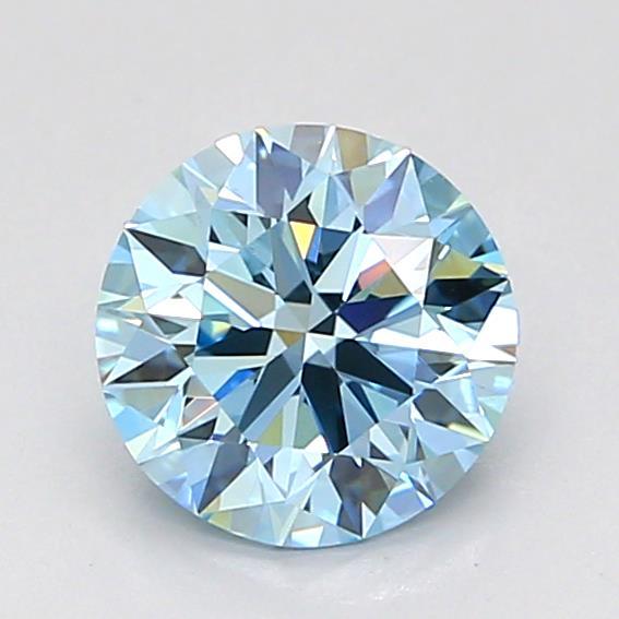 1.00 Ct. Fancy Vivid Blue Round Lab Grown Diamond