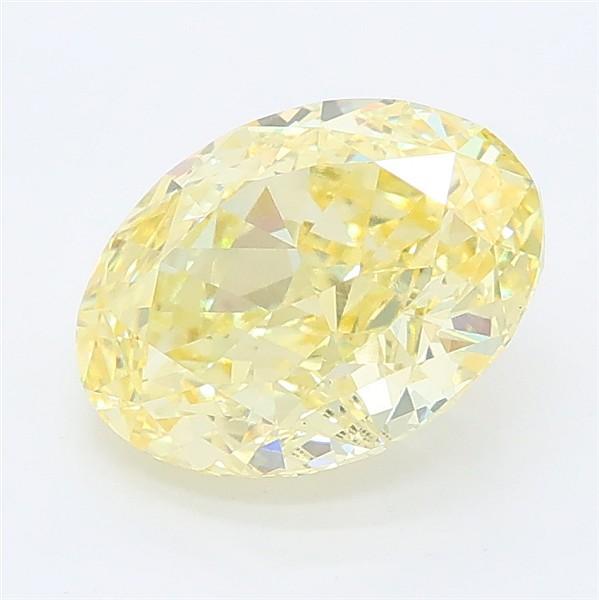2.33 Ct. Fancy Intense Yellow Oval Lab Grown Diamond