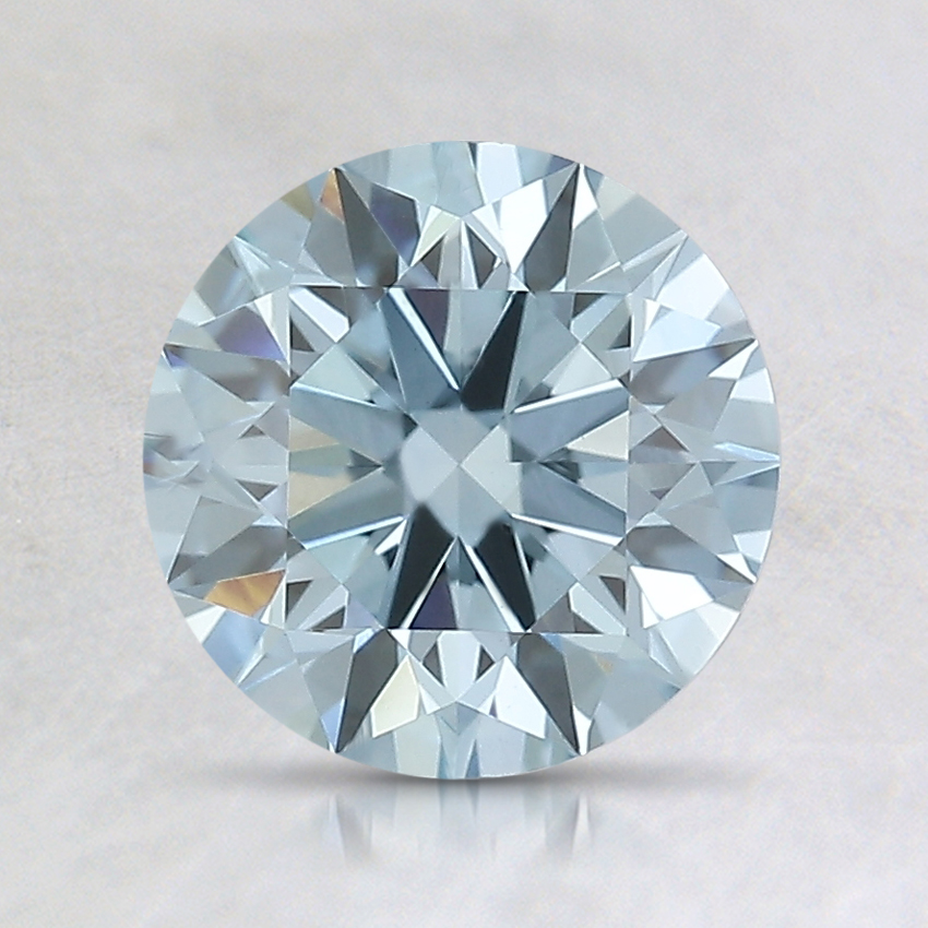 1.30 Ct. Fancy Intense Blue Round Lab Created Diamond