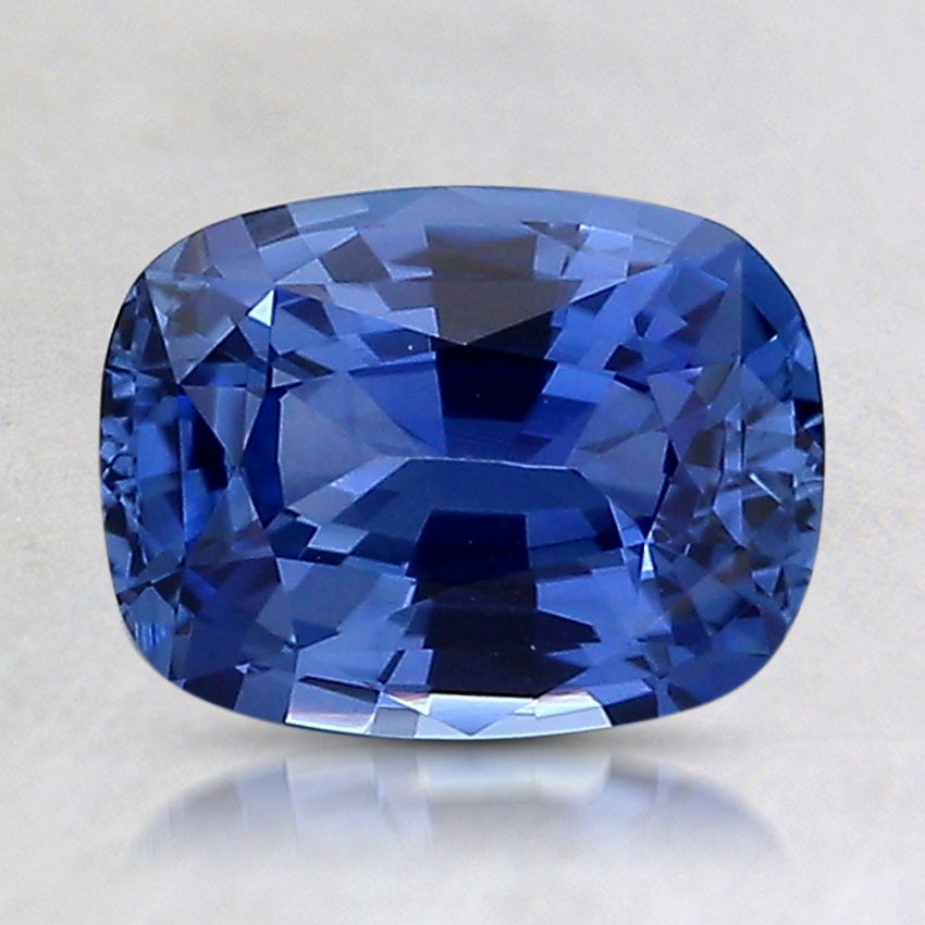 7.9x6mm Blue Cushion Sapphire