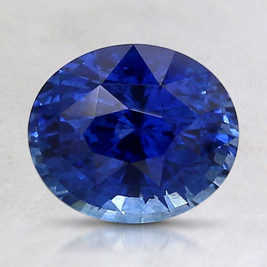 8.1x6.9mm Blue Oval Sapphire