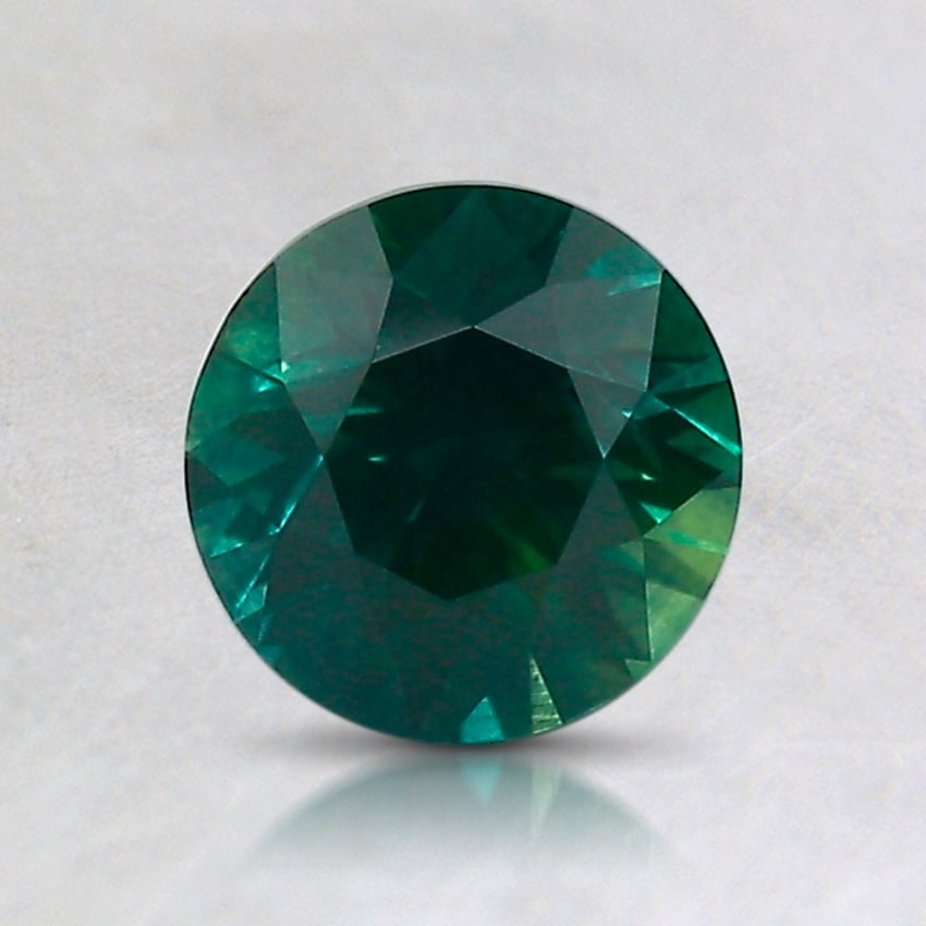 6.2x6.1mm Teal Round Montana Sapphire