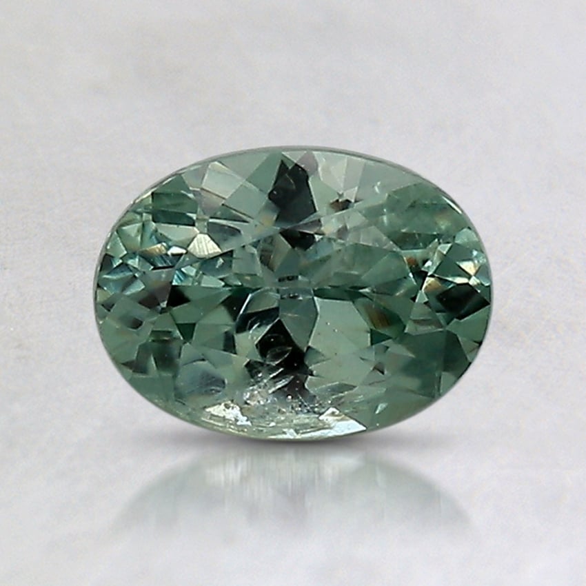 6.9x5.1mm Unheated Teal Oval Montana Sapphire