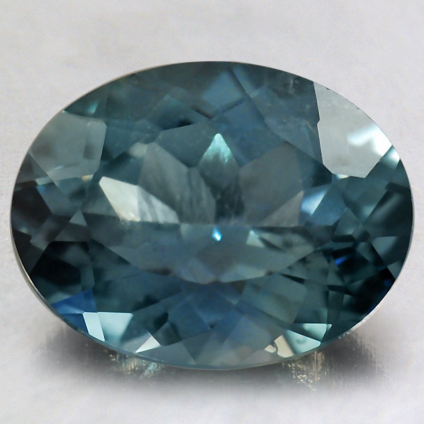 8.7x6.7mm Premium Malawi Teal Oval Sapphire