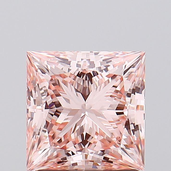 1.50 Ct. Fancy Intense Pink Princess Lab Grown Diamond