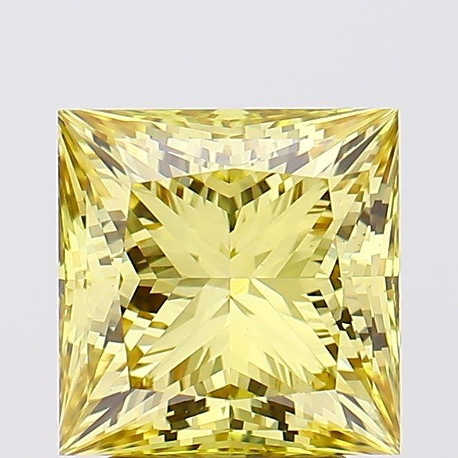3.51 Ct. Fancy Vivid Yellow Princess Lab Grown Diamond