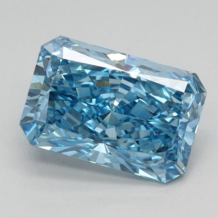 1.05 Ct. Fancy Vivid Blue Radiant Lab Grown Diamond