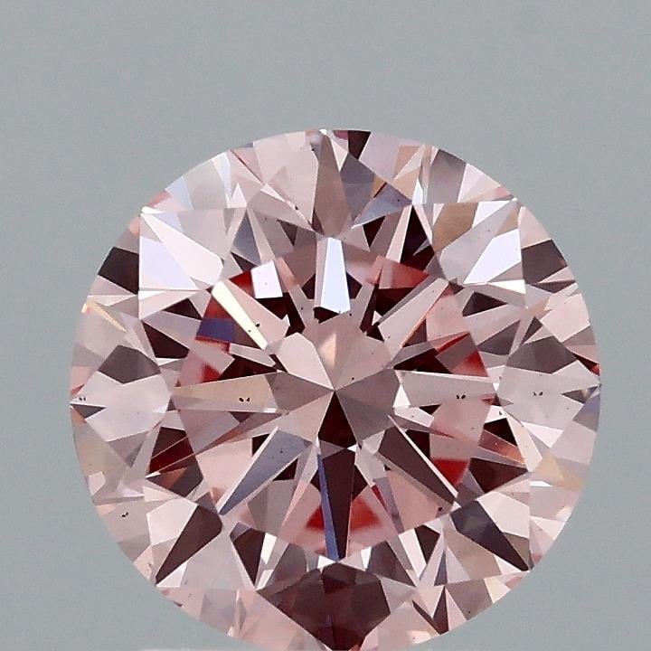 2.00 Ct. Fancy Intense Pink Round Lab Grown Diamond