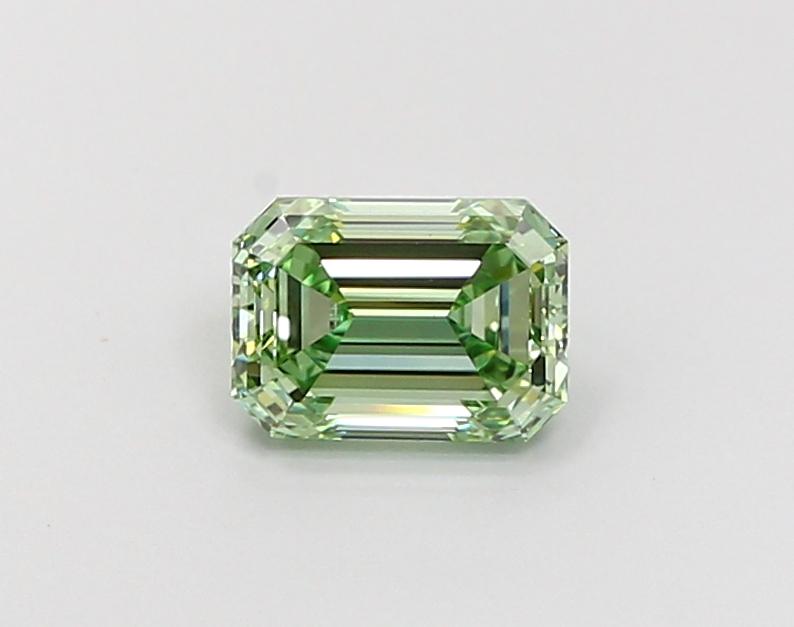 1.08 Ct. Fancy Intense  Green Emerald Lab Grown Diamond