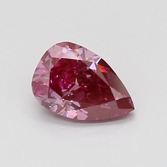 0.51 Ct. Fancy Vivid Pink Pear Lab Grown Diamond