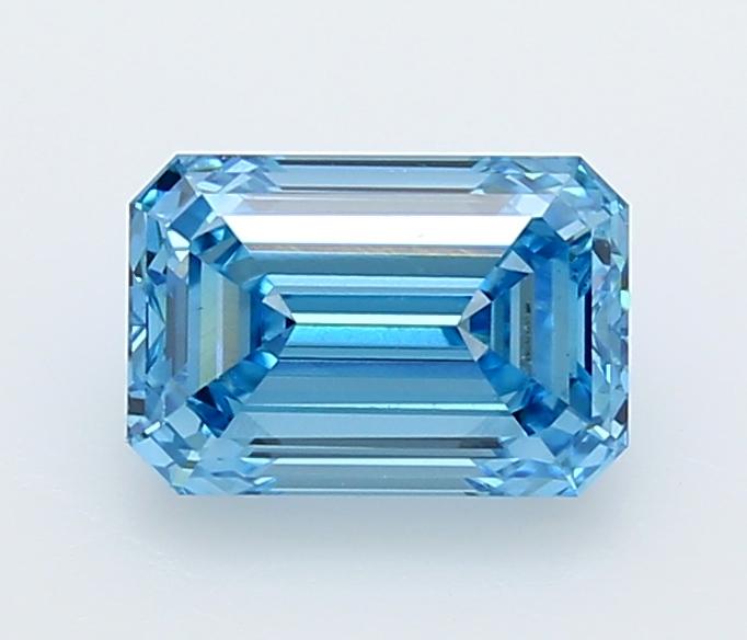2.02 Ct. Fancy Vivid  Blue Emerald Lab Grown Diamond