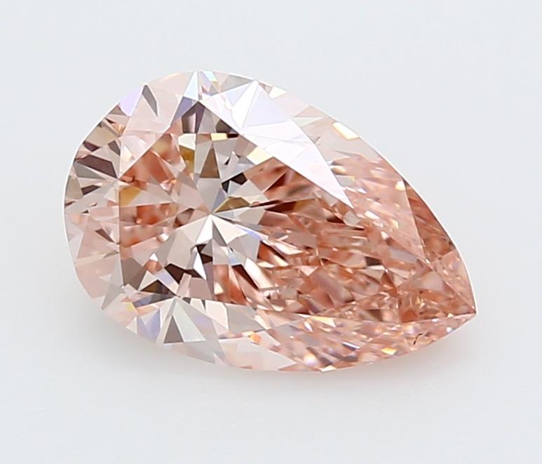 2.49 Ct. Fancy Intense  Pink Pear Lab Grown Diamond