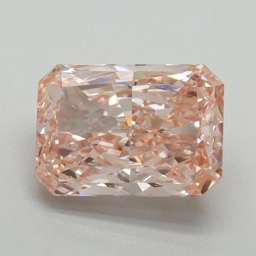 1.97 Ct. Fancy Intense Pink Radiant Lab Grown Diamond