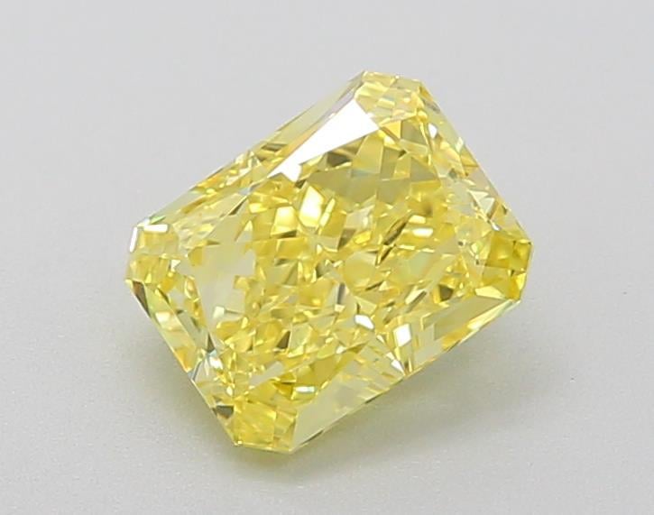 1.07 Ct. Fancy Vivid  Yellow Radiant Lab Grown Diamond