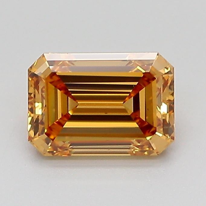 1.05 Ct. Fancy Light  Brown Emerald Lab Grown Diamond