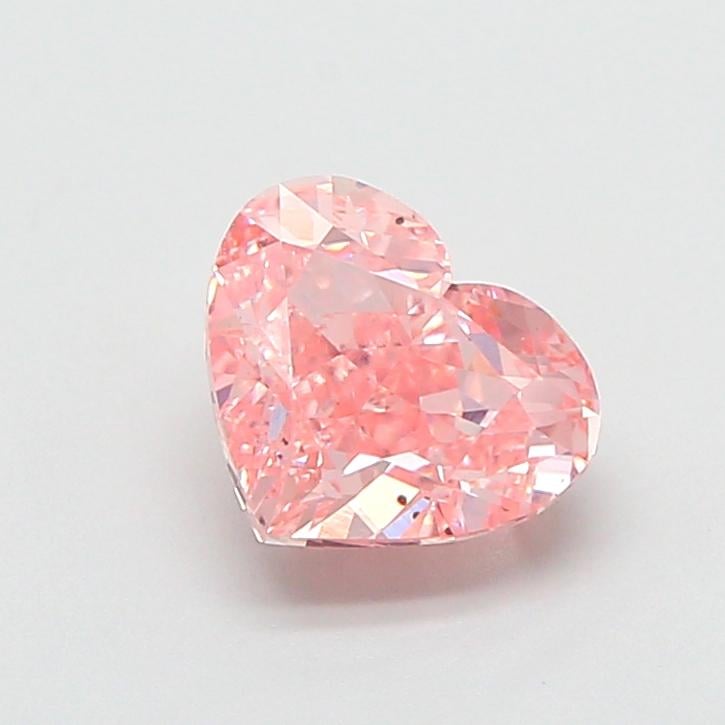 1.50 Ct. Fancy Vivid  Pink Heart Lab Grown Diamond