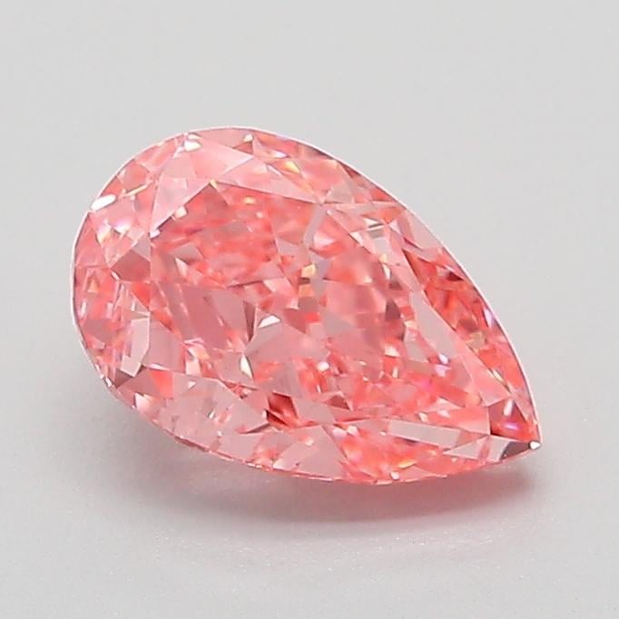 1.06 Ct. Fancy Vivid Pink Pear Lab Grown Diamond
