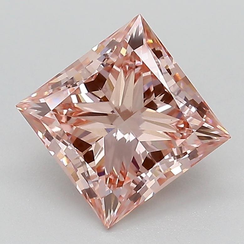 2.06 Ct. Fancy Intense Pink Princess Lab Grown Diamond