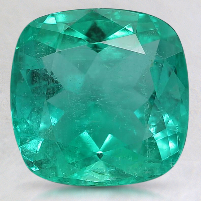 9.1x9mm Cushion Emerald