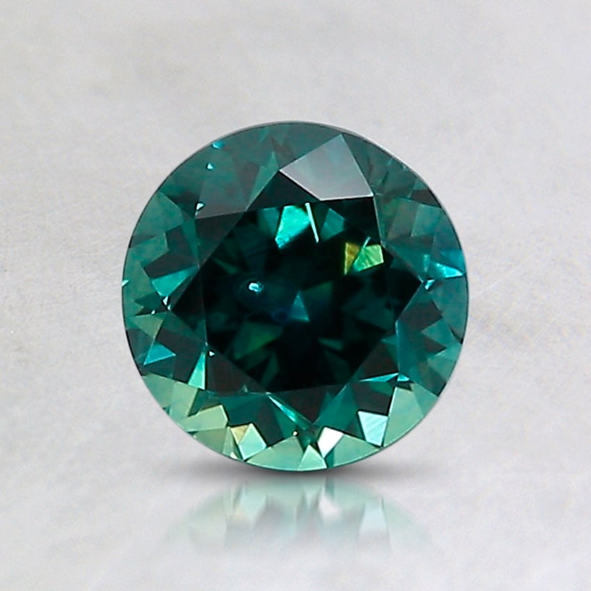 6x5.9mm Teal Round Montana Sapphire