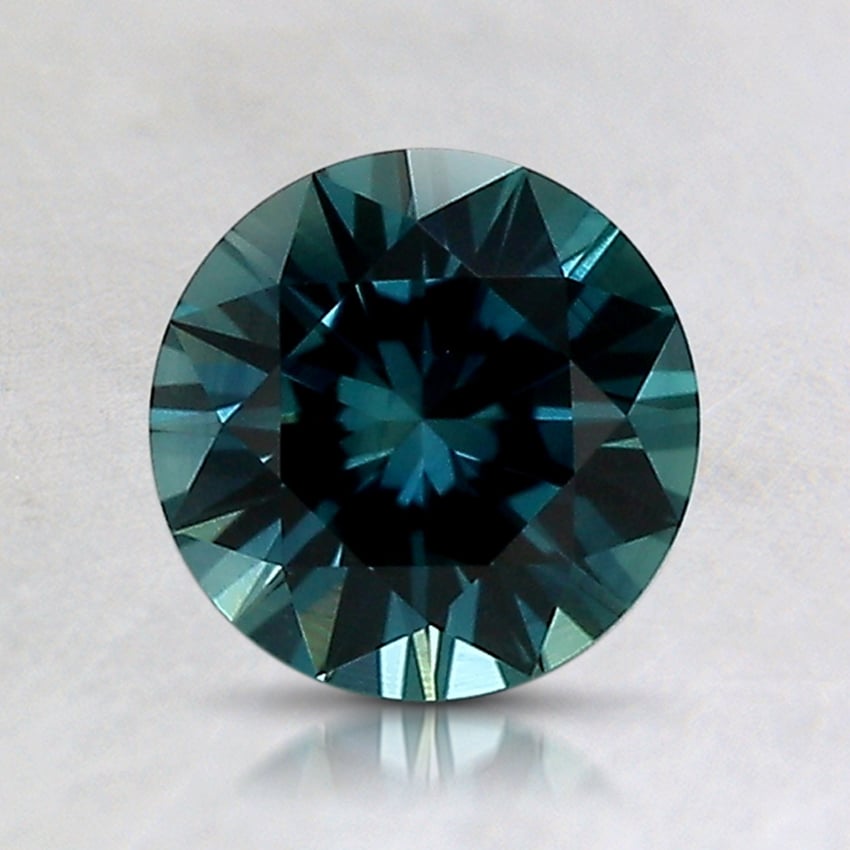 6.6mm Teal Round Montana Sapphire