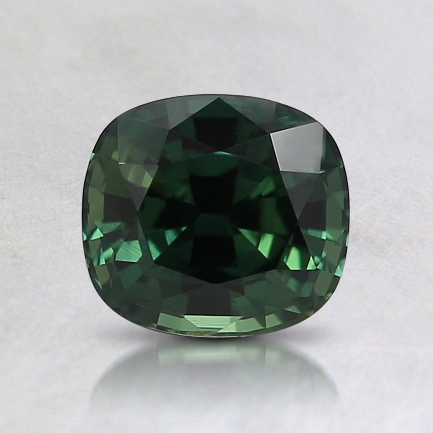 6.3x5.7mm Unheated Teal Cushion Sapphire