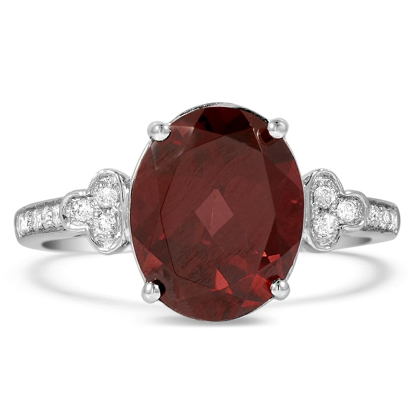 Modern Garnet Cocktail Ring | Winny | Brilliant Earth