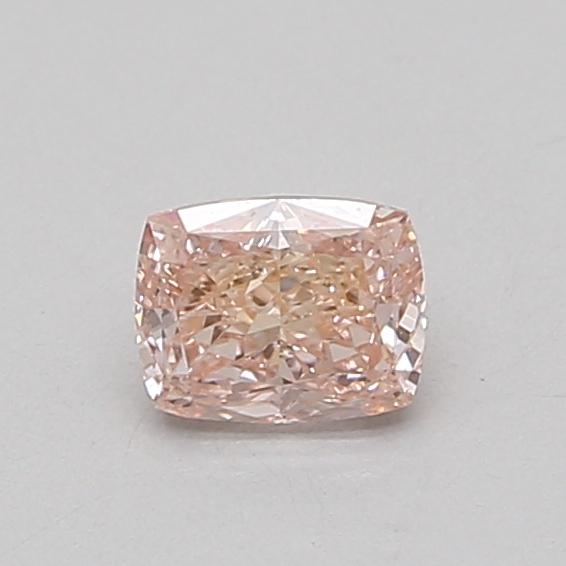 0.59 Ct. Fancy Vivid Pink Cushion Lab Grown Diamond