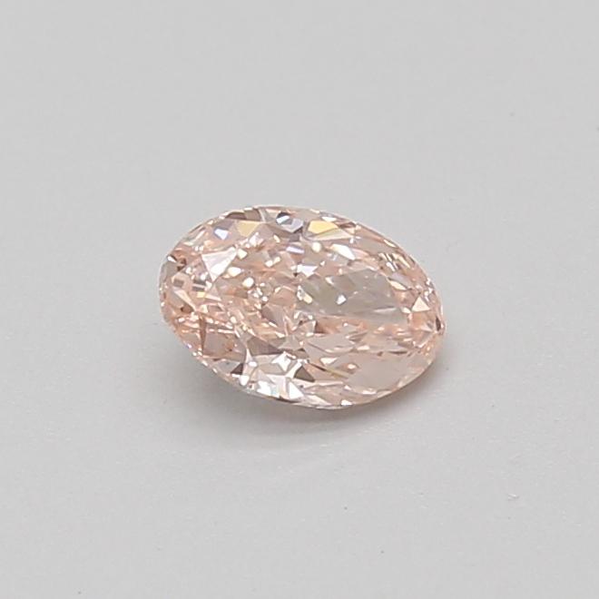 0.41 Ct. Fancy Intense Pink Oval Lab Grown Diamond