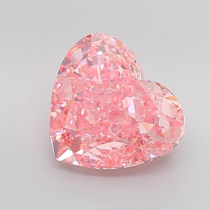 9.51 Ct. Fancy Vivid Pink Heart Lab Grown Diamond
