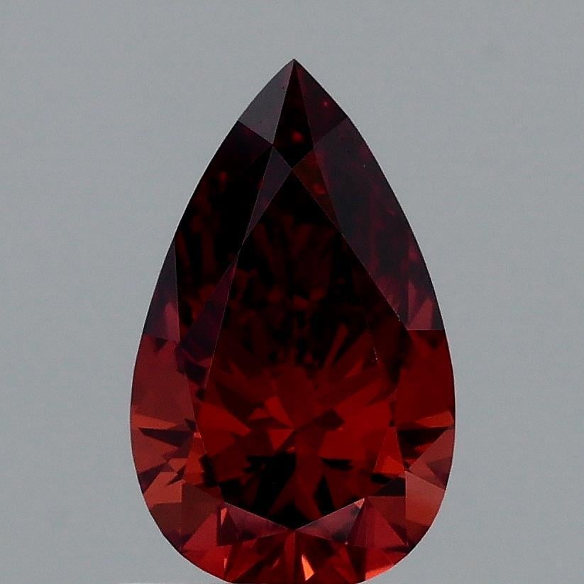 0.95 Ct. Fancy Deep Orange Pear Lab Grown Diamond